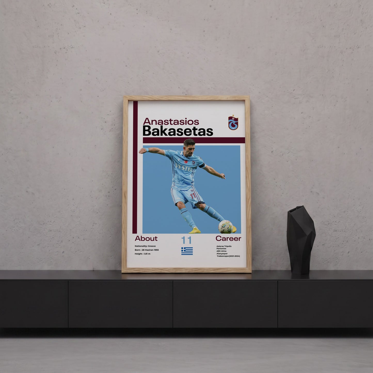 Anastasios Bakasetas Tasarım Poster Tablo