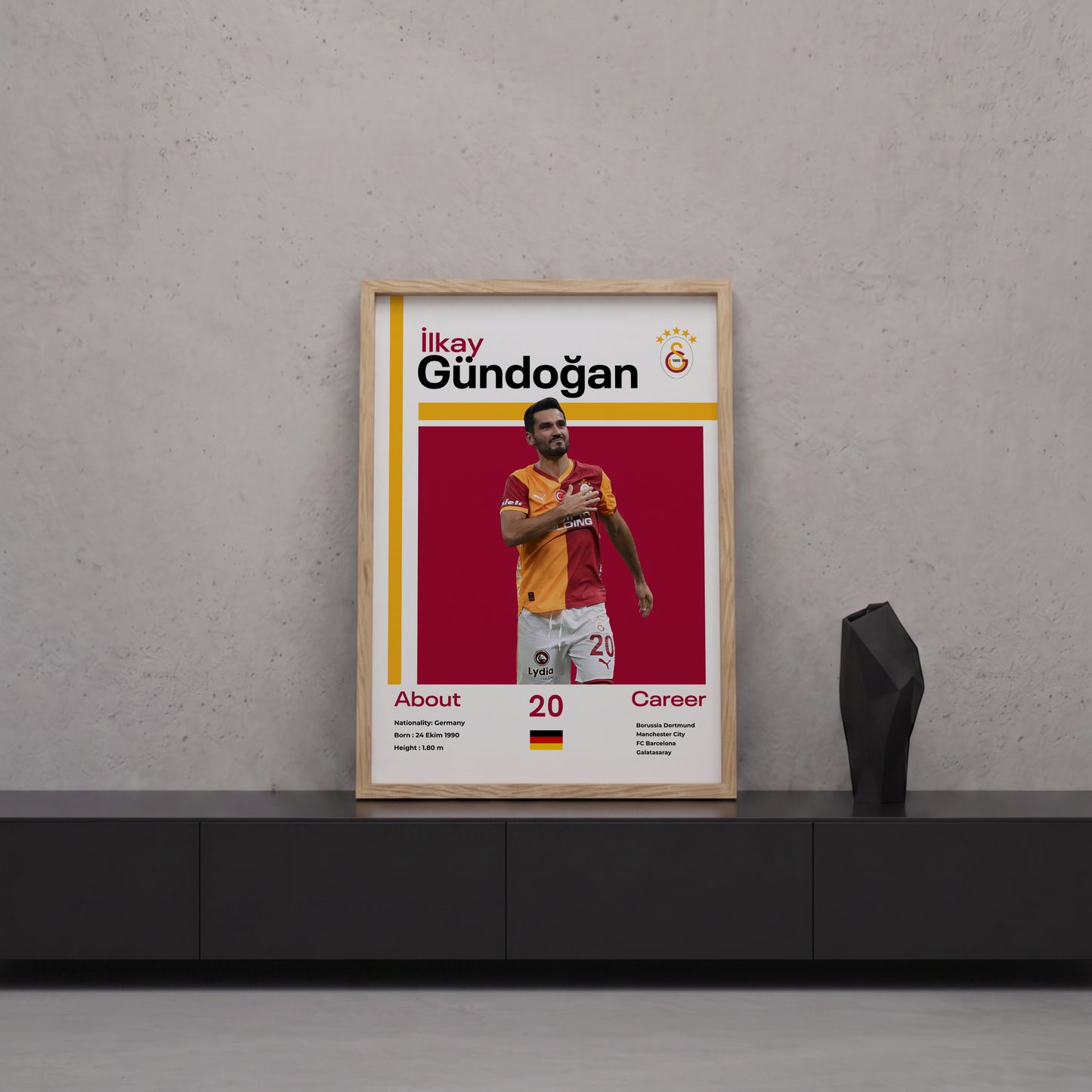 İlkay Gündoğan Tasarım Poster Tablo