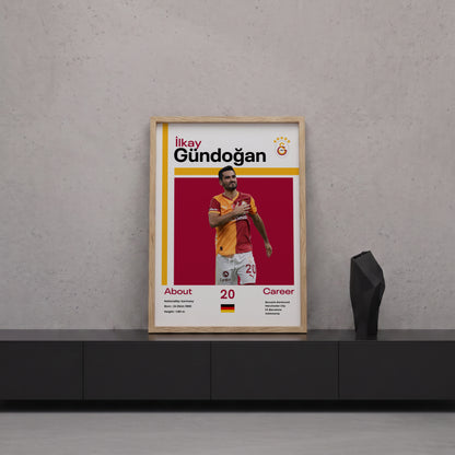 İlkay Gündoğan Tasarım Poster Tablo