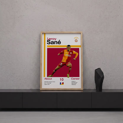 Leroy Sane Tasarım Poster Tablo