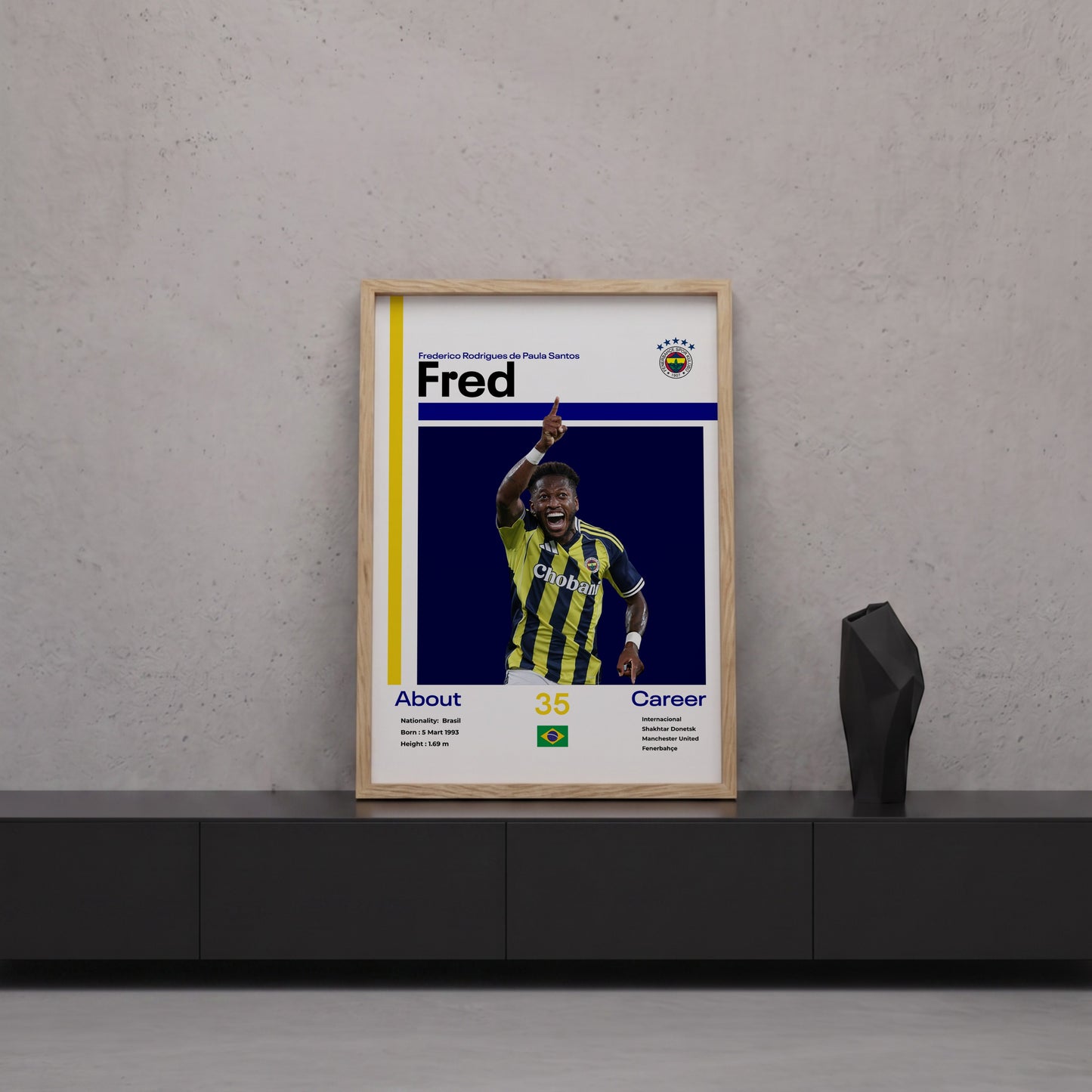 Fred Tasarım Poster Tablo