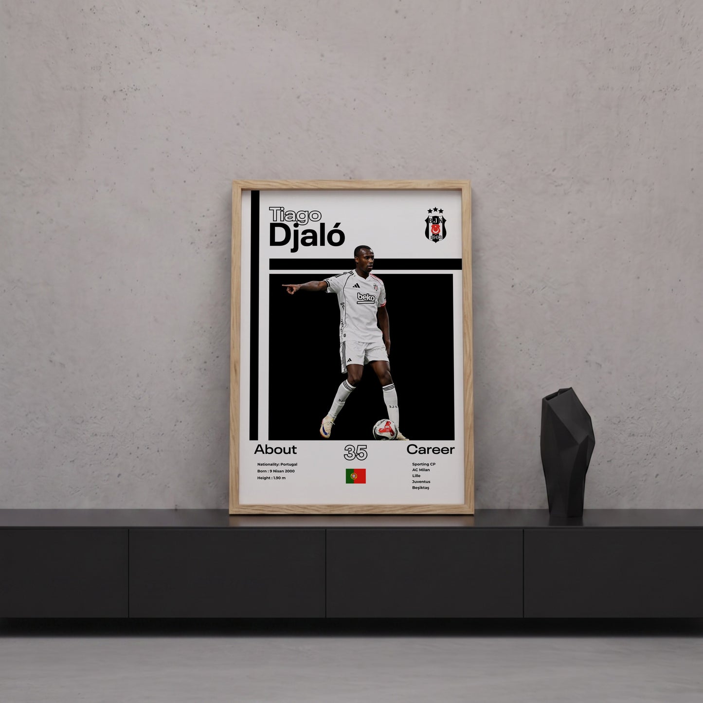 Tiago Djalo Tasarım Poster Tablo