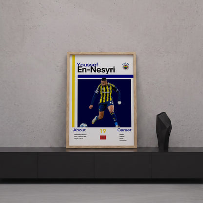 Youssef En-Nesyri Tasarım Poster Tablo