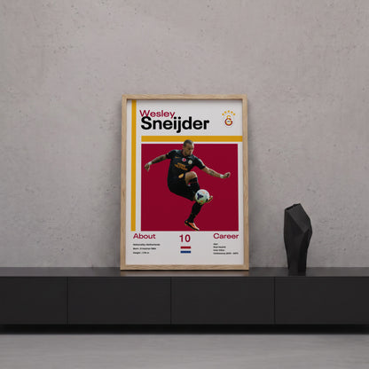 Wesley Sneijder Tasarım Poster Tablo