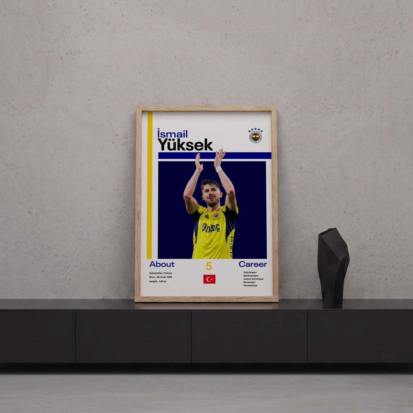 İsmail Yüksek Tasarım Poster Tablo