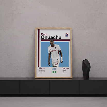 Paul Onuachu Tasarım Poster Tablo