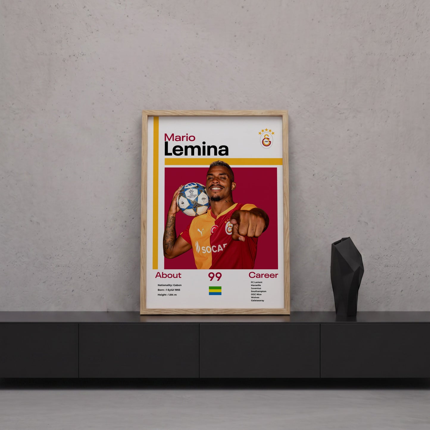 Mario Lemina Tasarım Poster Tablo