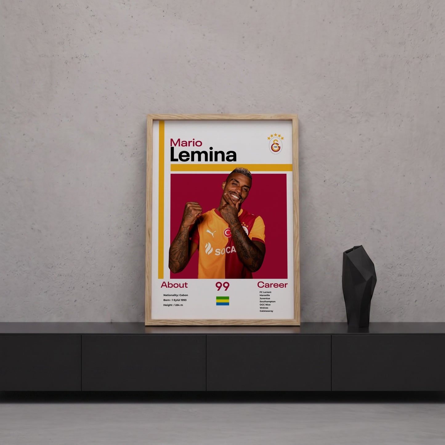Mario Lemina Tasarım Poster Tablo
