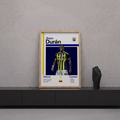 Jhon Duran Tasarım Poster Tablo