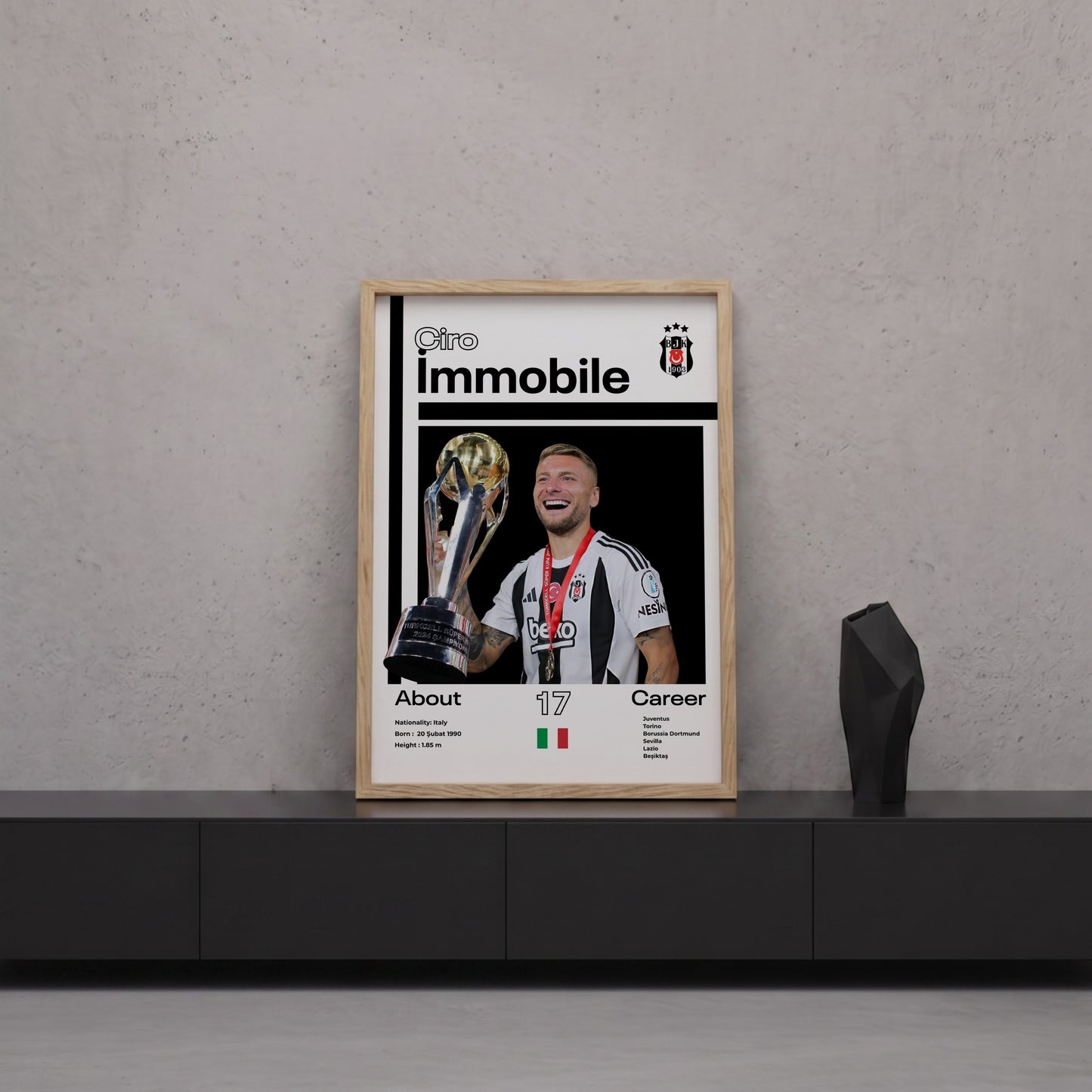 Ciro İmmobile Tasarım Poster Tablo