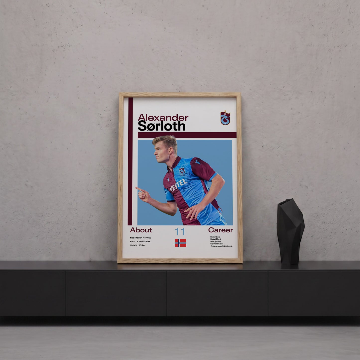 Alexander Sorloth Tasarım Poster Tablo