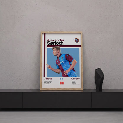 Alexander Sorloth Tasarım Poster Tablo
