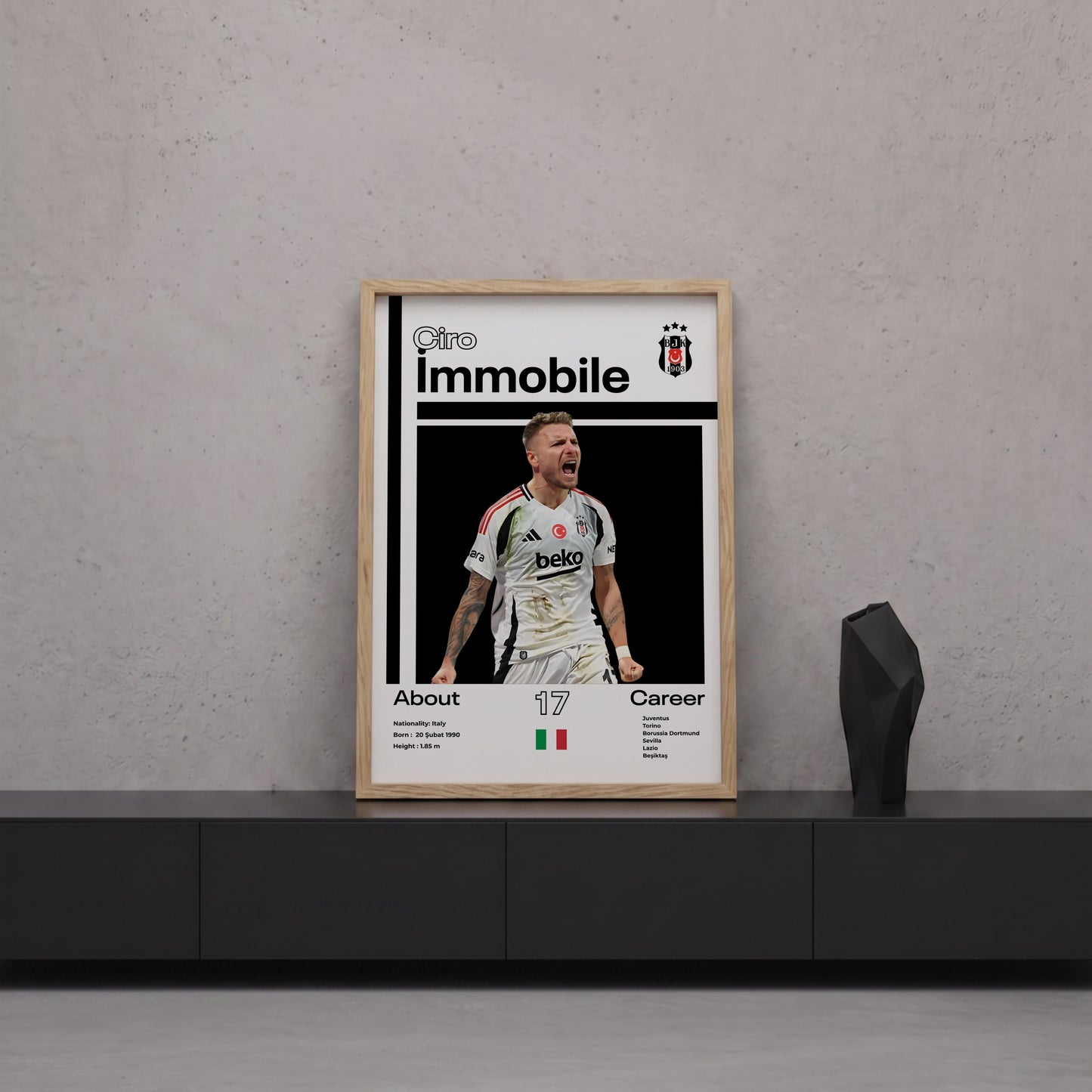 Ciro İmmobile Tasarım Poster Tablo