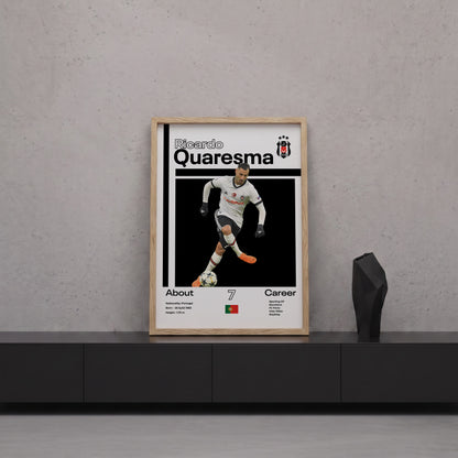 Ricardo Quaresma Tasarım Poster Tablo