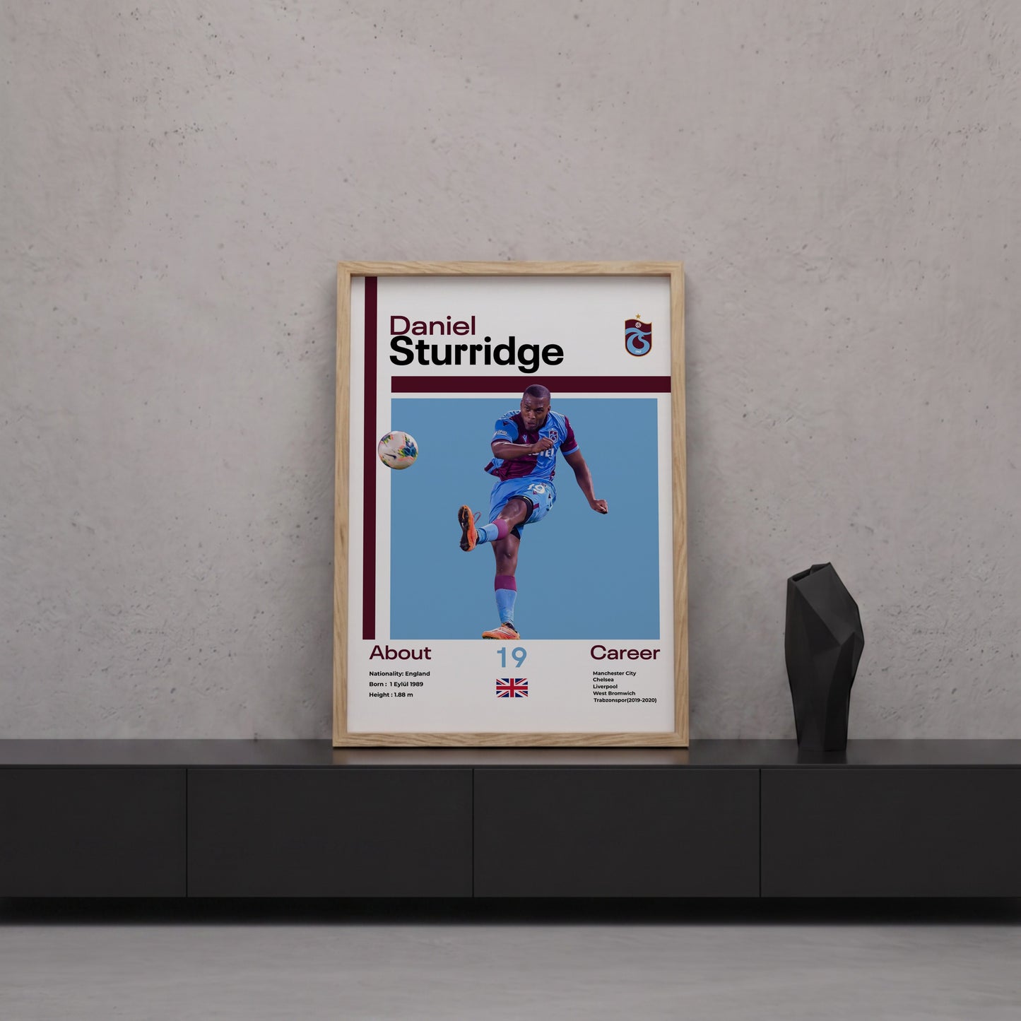 Daniel Sturridge Tasarım Poster Tablo