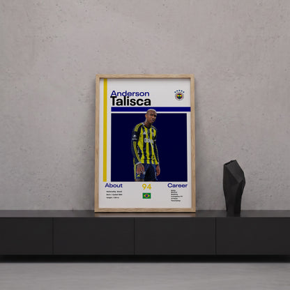 Anderson Talisca Tasarım Poster Tablo