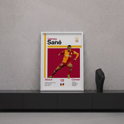 Leroy Sane Tasarım Poster Tablo