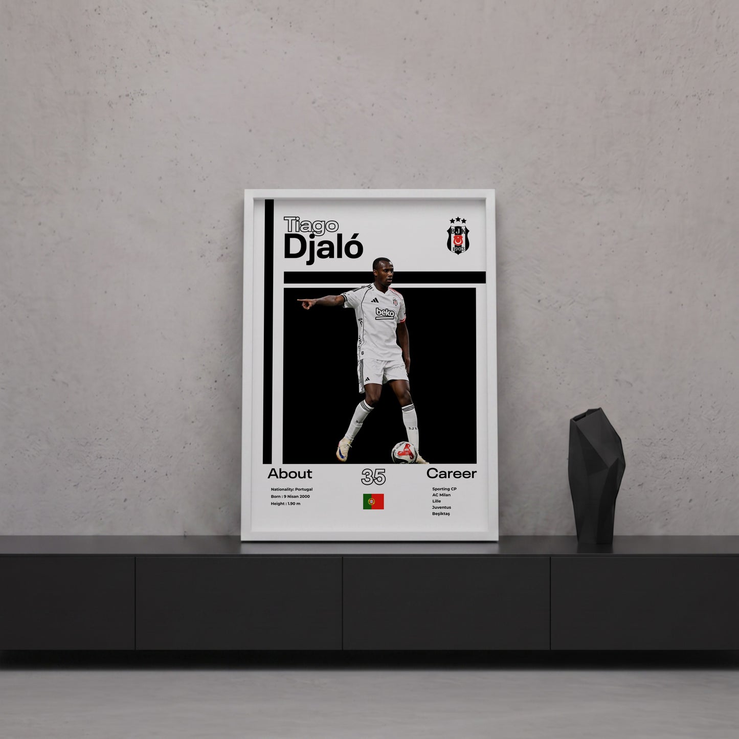 Tiago Djalo Tasarım Poster Tablo