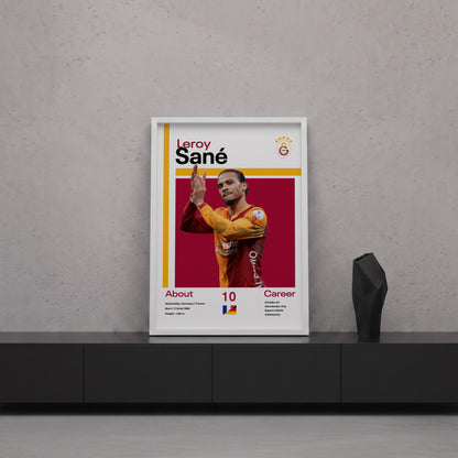 Leroy Sane Tasarım Poster Tablo