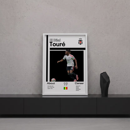 El Bilal Toure Tasarım Poster Tablo