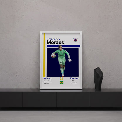 Ederson Moraes Tasarım Poster Tablo