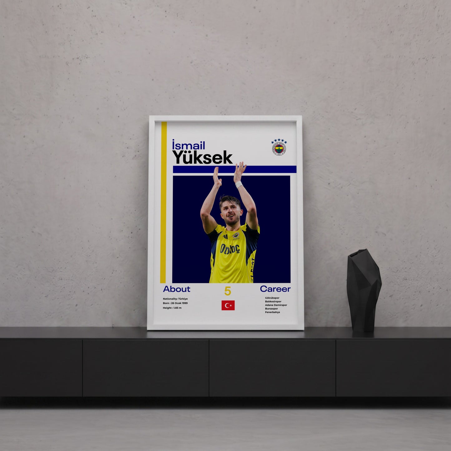 İsmail Yüksek Tasarım Poster Tablo