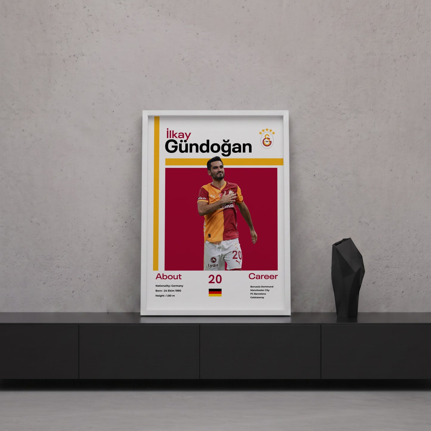 İlkay Gündoğan Tasarım Poster Tablo