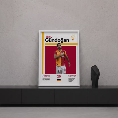 İlkay Gündoğan Tasarım Poster Tablo