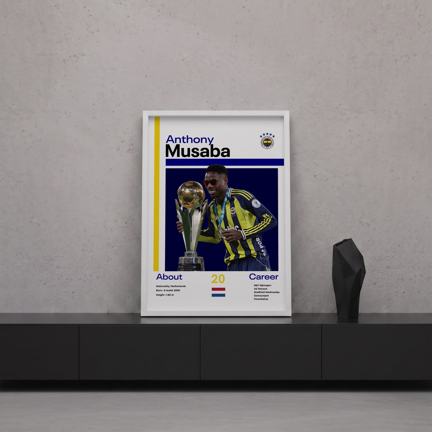 Anthony Musabba Tasarım Poster Tablo