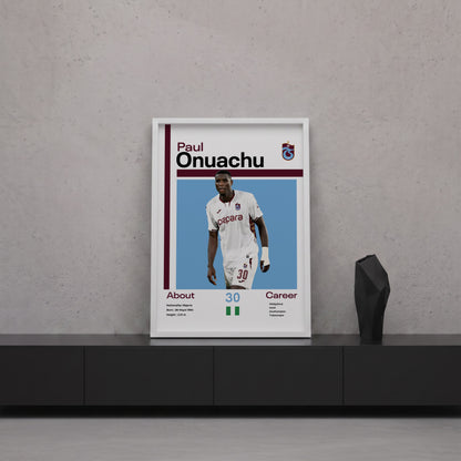 Paul Onuachu Tasarım Poster Tablo