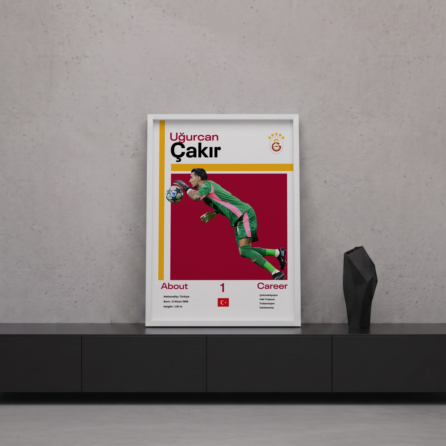 Uğurcan Çakır Tasarım Poster Tablo