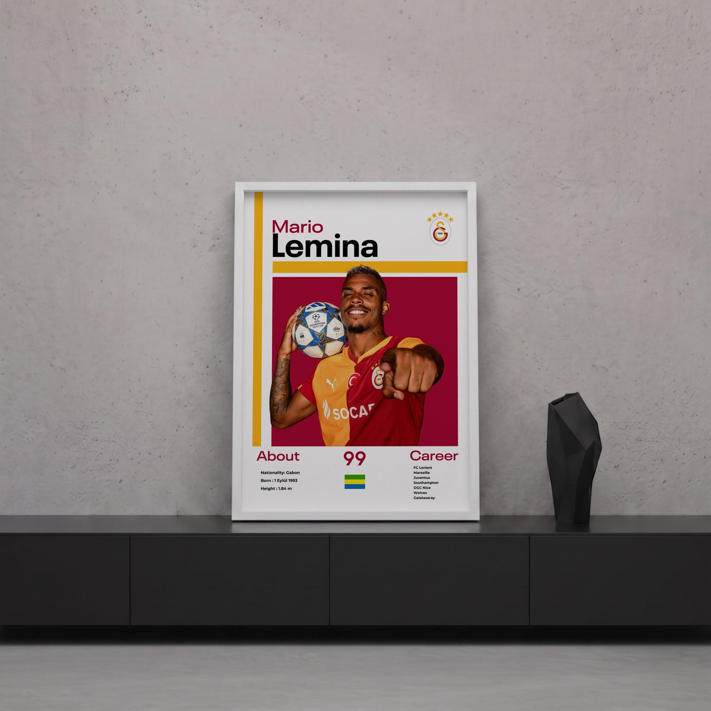 Mario Lemina Tasarım Poster Tablo