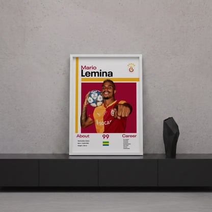 Mario Lemina Tasarım Poster Tablo
