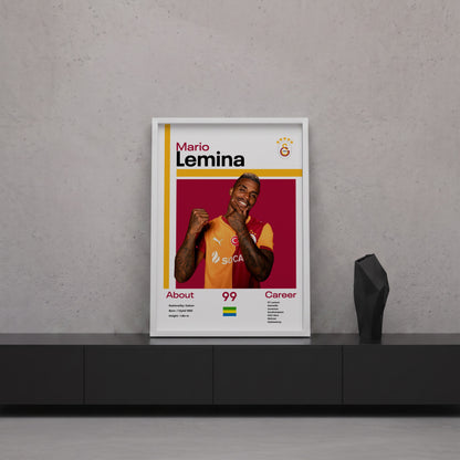 Mario Lemina Tasarım Poster Tablo