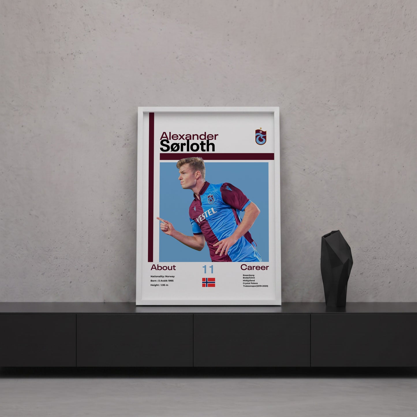 Alexander Sorloth Tasarım Poster Tablo