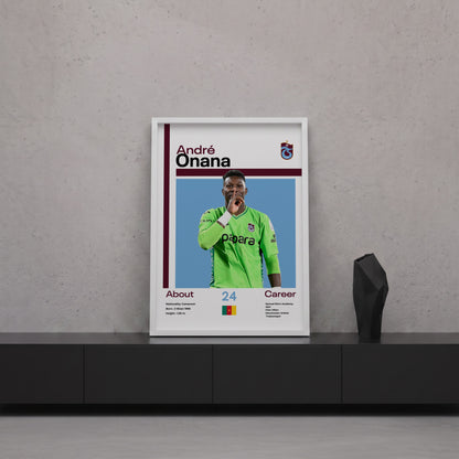 Andre Onana Tasarım Poster Tablo