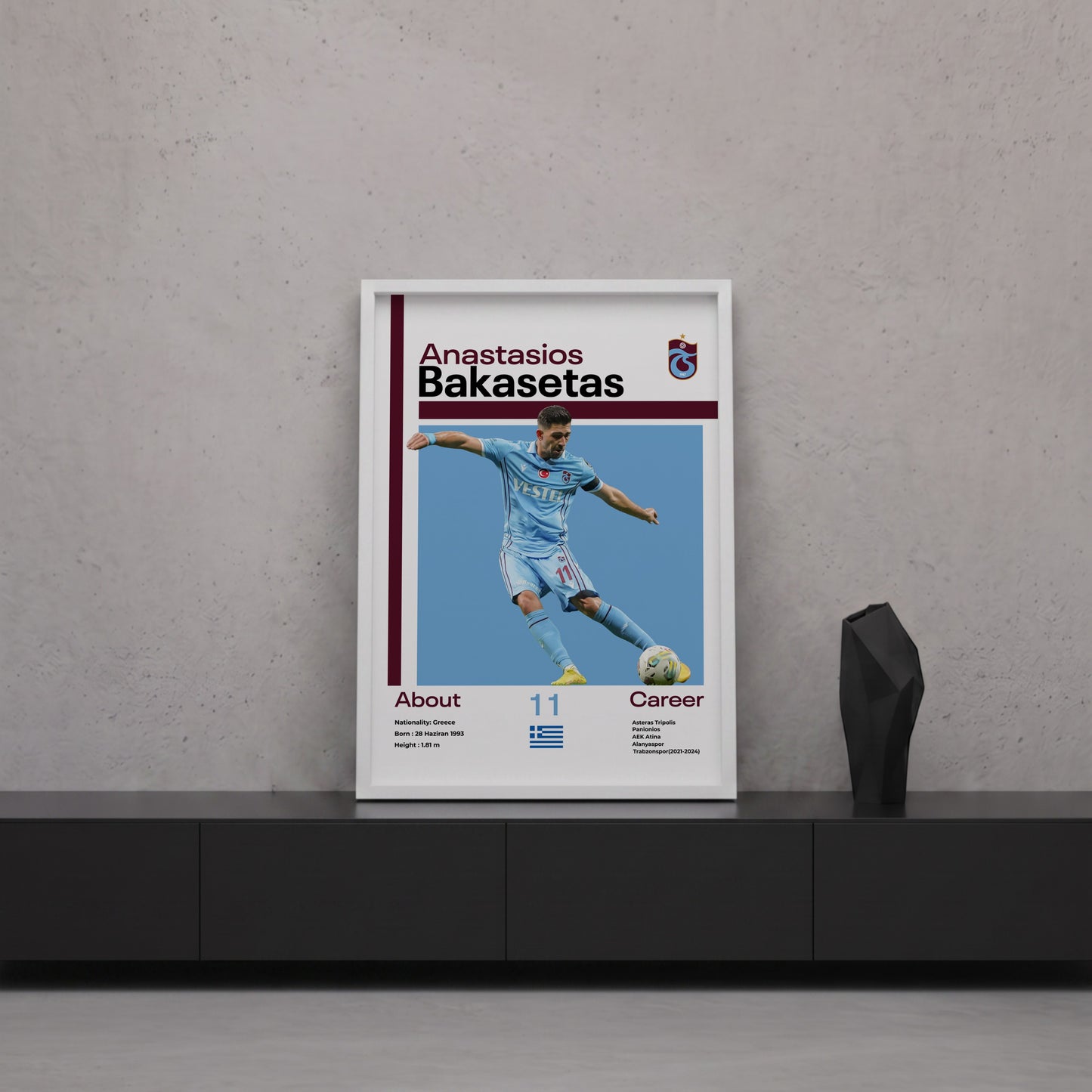 Anastasios Bakasetas Tasarım Poster Tablo