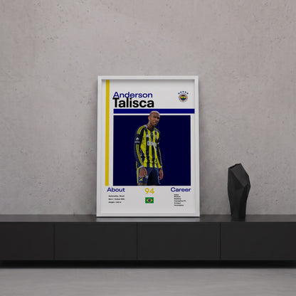 Anderson Talisca Tasarım Poster Tablo