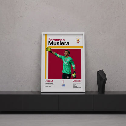 Fernando Muslera Tasarım Poster Tablo
