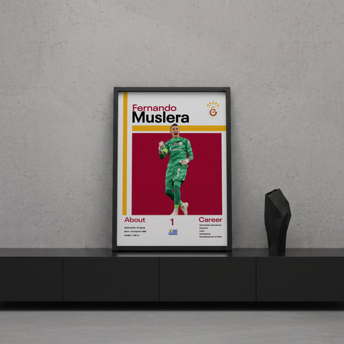 Fernando Muslera Tasarım Poster Tablo