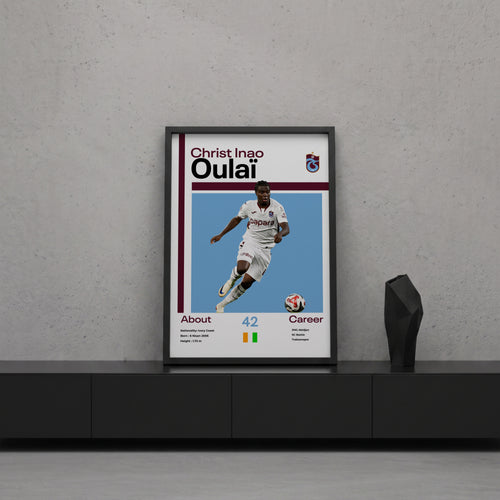 Christ Inao Oulai Tasarım Poster Tablo