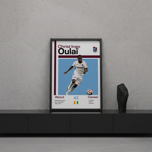 Christ Inao Oulai Tasarım Poster Tablo