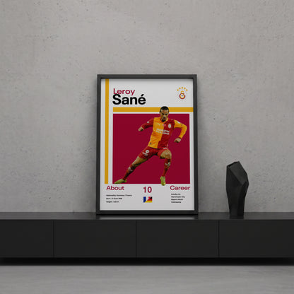 Leroy Sane Tasarım Poster Tablo