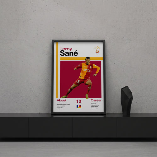 Leroy Sane Tasarım Poster Tablo