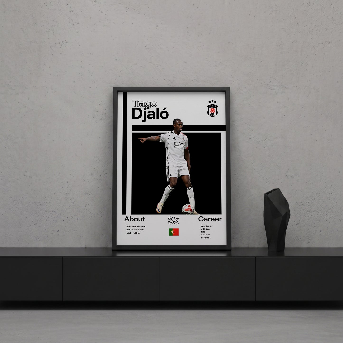 Tiago Djalo Tasarım Poster Tablo