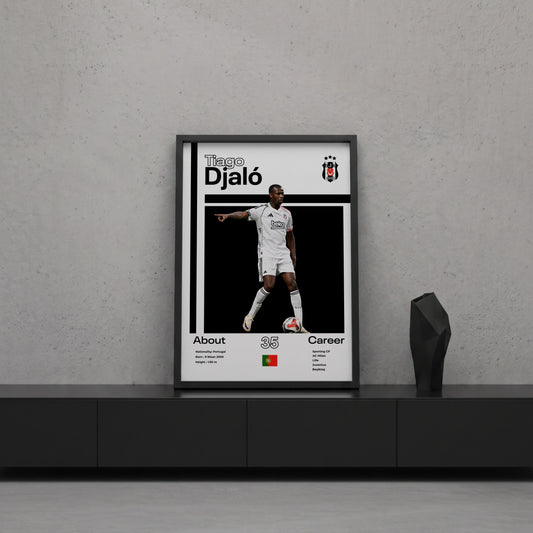 Tiago Djalo Tasarım Poster Tablo