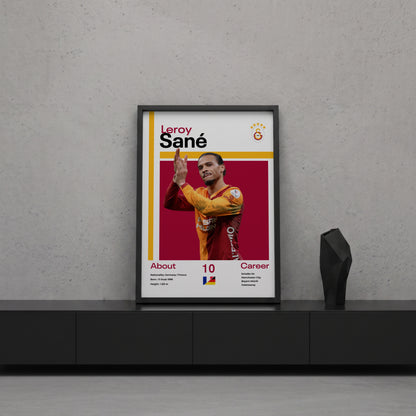 Leroy Sane Tasarım Poster Tablo