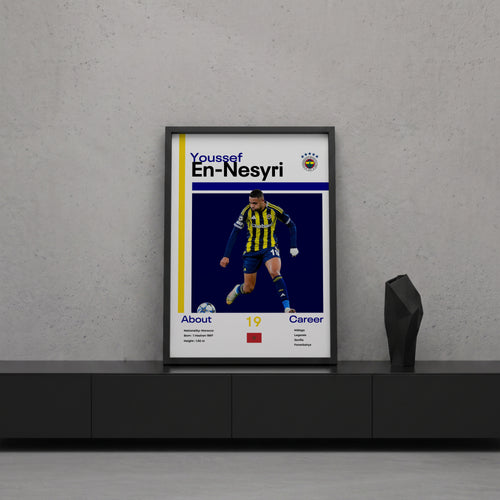 Youssef En-Nesyri Tasarım Poster Tablo
