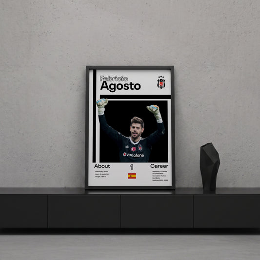 Fabricio Agosto Tasarım Poster Tablo