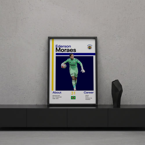 Ederson Moraes Tasarım Poster Tablo